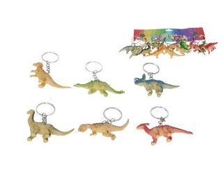 Obrázek z Klíčenka dinosaurus plast na kartě, 6dr (12) 